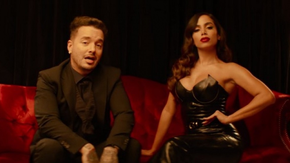 J Balvin e Anitta — Foto: Divulgação