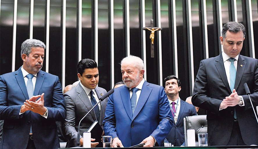 Arthur Lira, Lula e Rodrigo Pacheco: o presidente e o Congresso