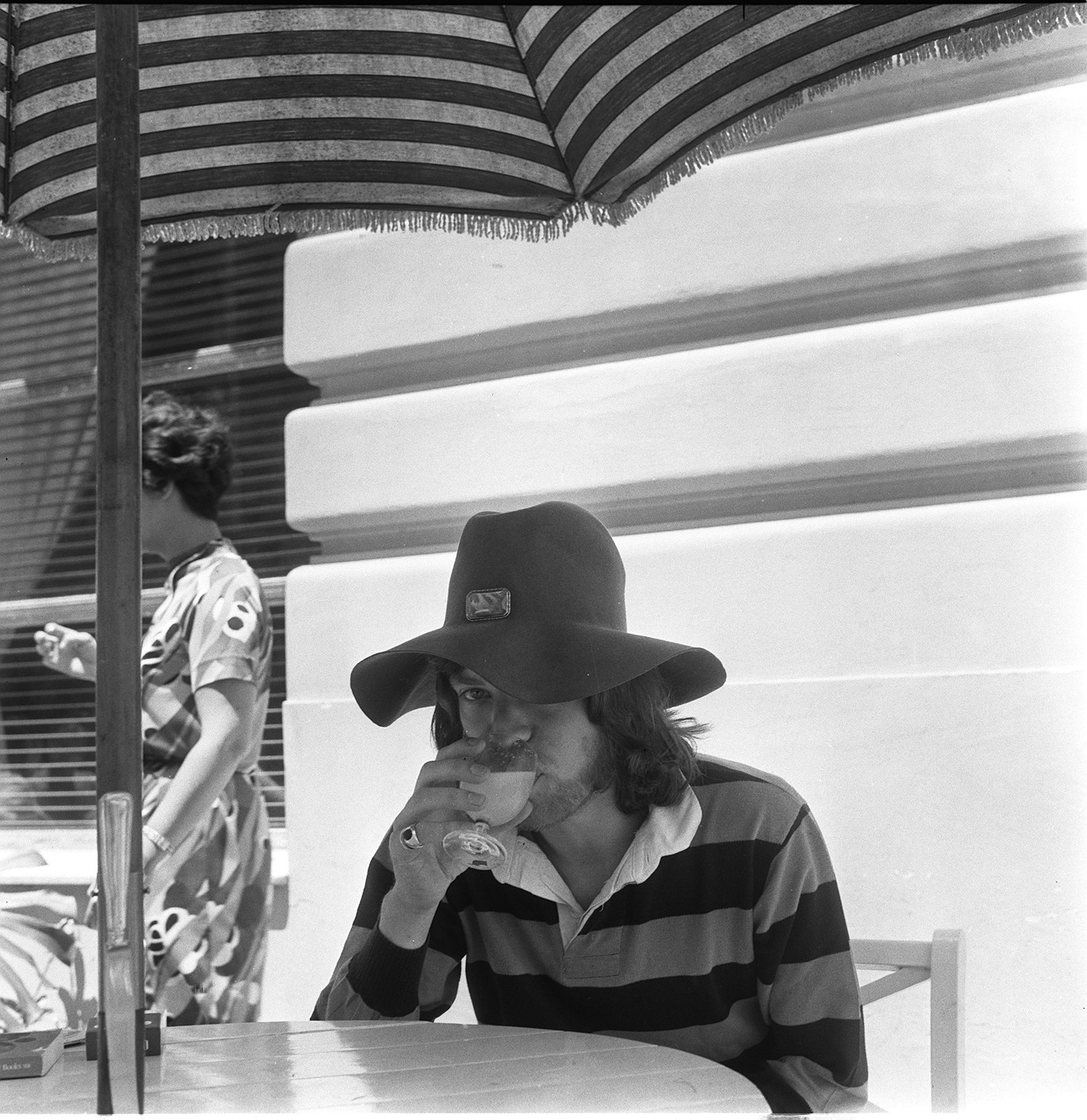 Mick Jagger, vocalista dos Rolling Stones, no Copacabana Palace em 1968. — Foto: Eurico Dantas / Agência O Globo