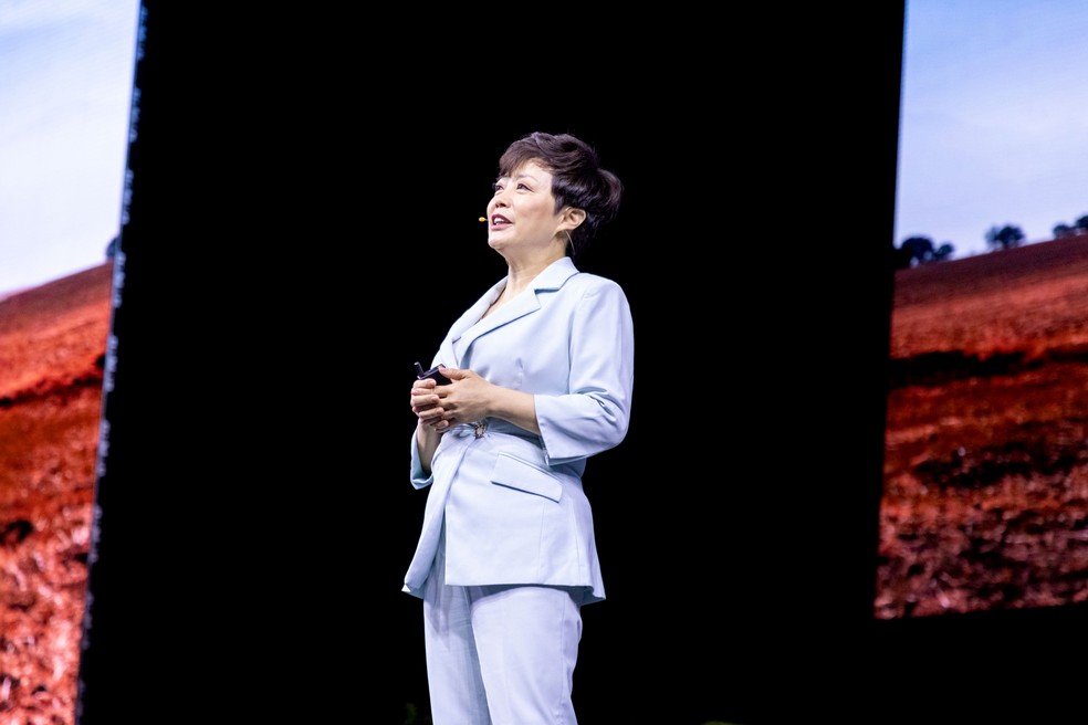 Stella Li, vice-presidente executiva da BYD e CEO da BYD Américas — Foto: Bloomberg