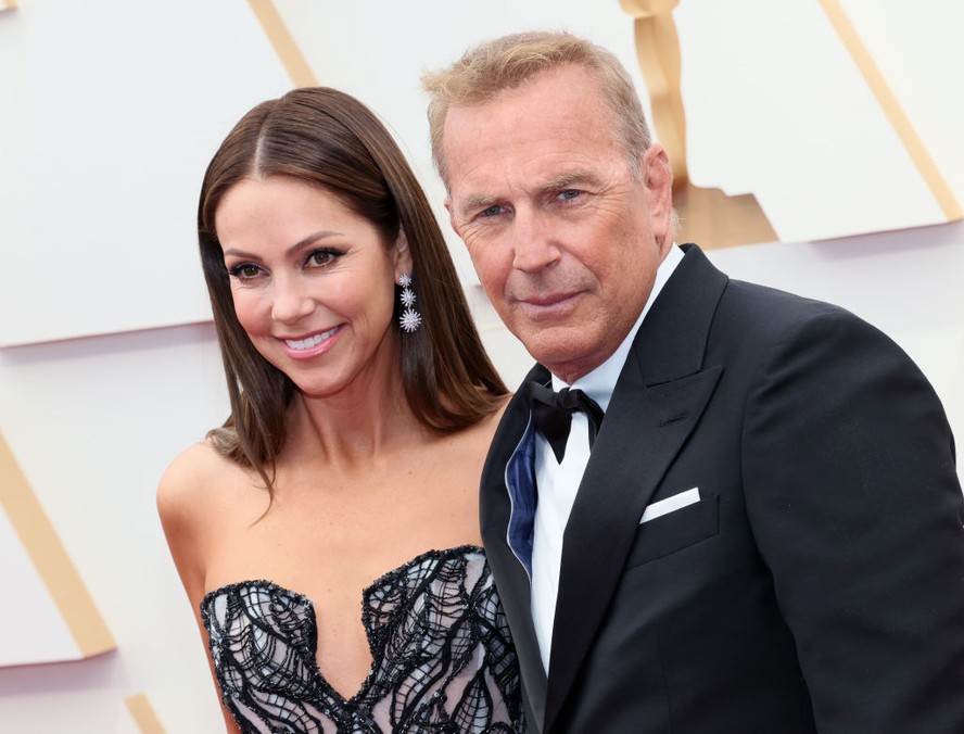 Christine Baumgartner e Kevin Costner