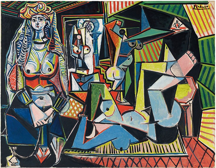 10º - 'Les femmes d’Alger (version O)', de Pablo Picasso, foi vendida, em maio de 2015, por US$ 179,4 milhões