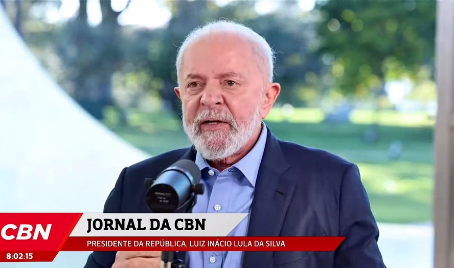 Lula em entrevista à CBN
