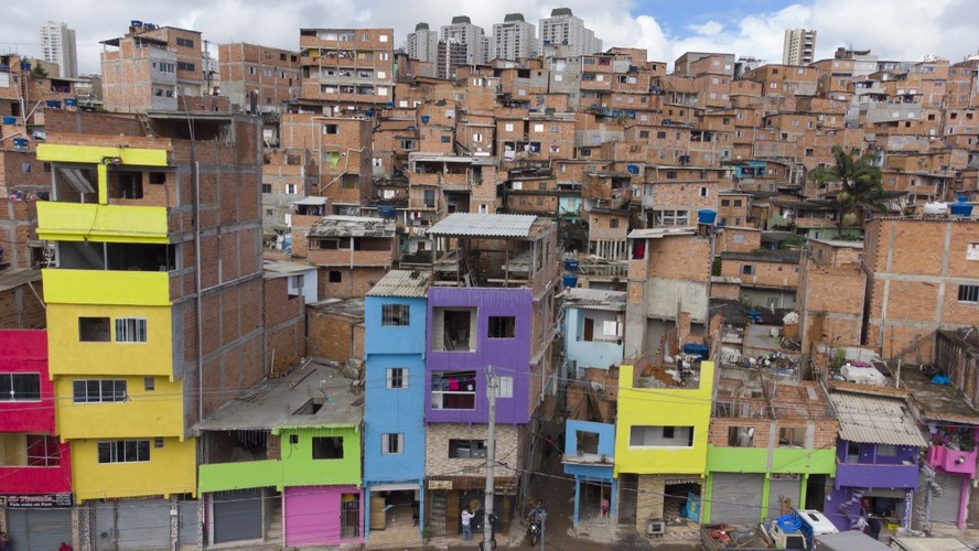 Favela de Paraisópolis, em São Paulo