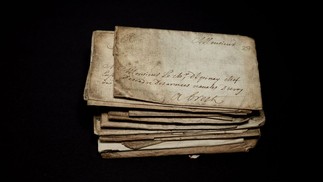 Britânicos apreenderam milhares de documentos, que incluíam160 mil cartas não entregues — Foto: Divulgação/Prize Papers Project