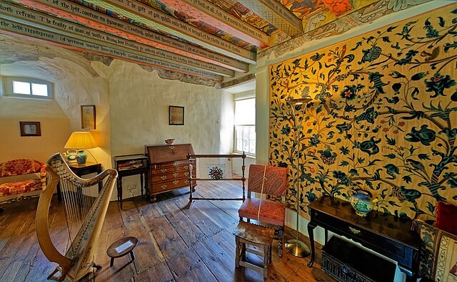 Interior do Castelo de Craigievar — Foto: Holger Uwe Schmitt / Wikimedia Commons