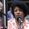 Os deputados Chico Alencar (PSOL-RJ) e Jack Rocha (PT-ES), relatora da representação do PSOL que pede a cassação de Chiquinho Brazão (sem partido-RJ), réu no STF pelo assassinato de Marielle Franco - Fotos de Mário Agra/Câmara dos Deputados e Zeca Ribeiro/Câmara dos Deputados