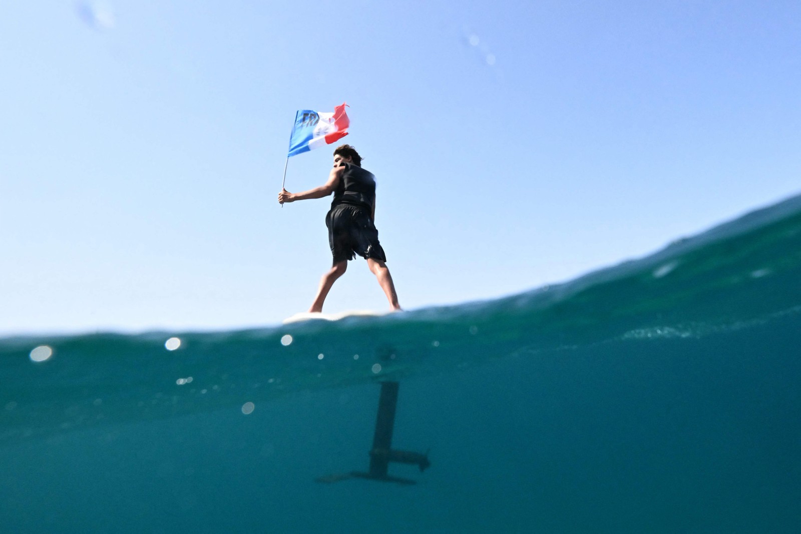 Início das competições de vela — Foto: Christophe Simon / AFP