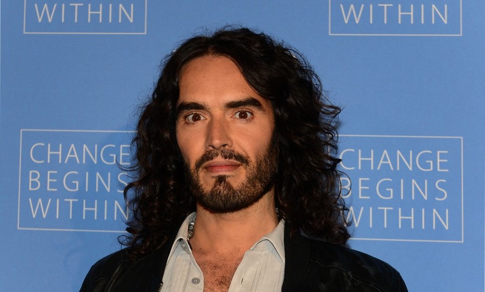 O ator Russel Brand — Foto: AFP