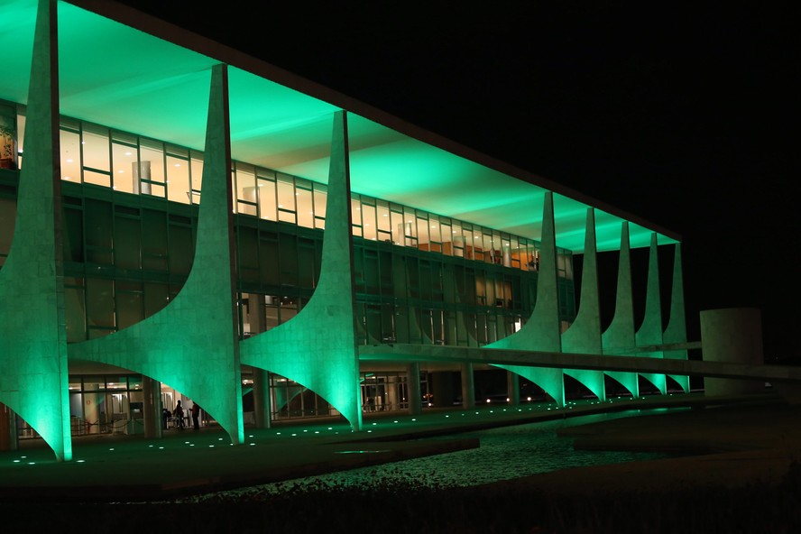 Fachada do Palácio do Planalto, em Brasília