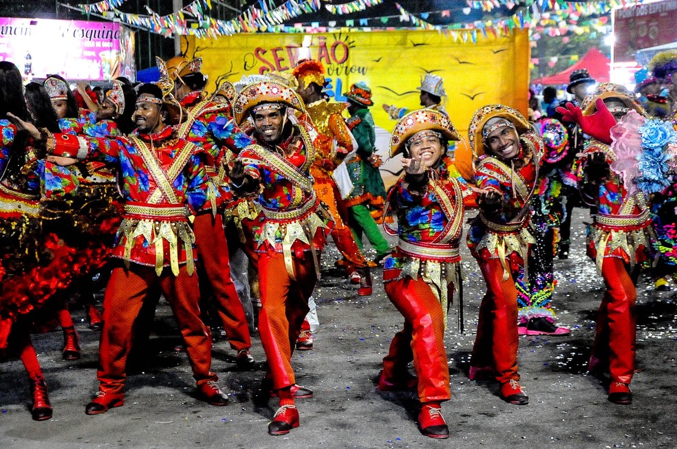 Quadrilha Pode C Show, do Andaraí: campeã do Arraiá do Rio Junino em 2023 — Foto: Divulgação/Andy Manhães