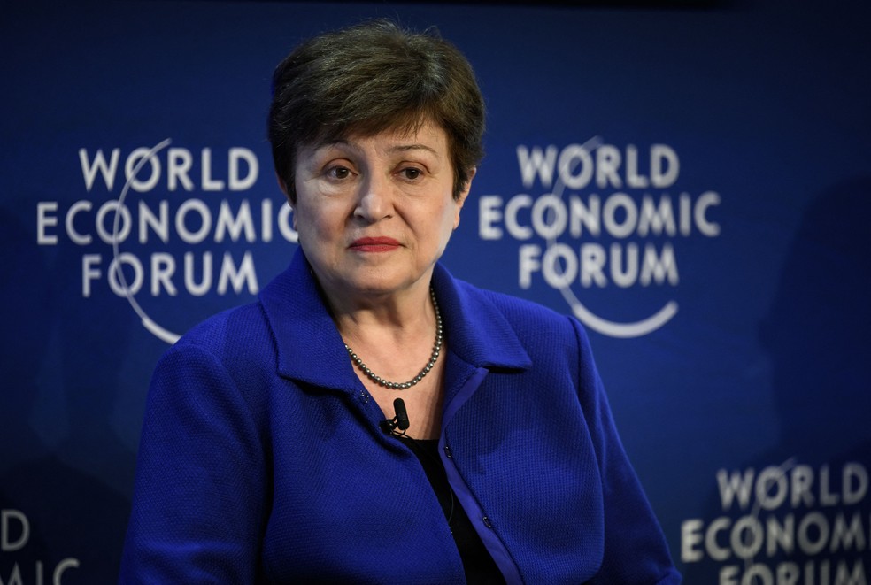 Kristalina Georgieva, diretora-gerente do FMI — Foto: AFP