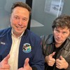 Elon Musk e o presidente da Argentina Javier Milei - Divulgação