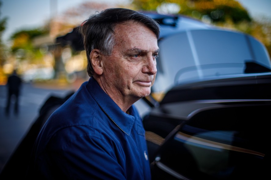 O ex-presidente Jair Bolsonaro