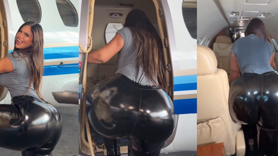 Modelo Gracie Bon comprou jatinho particular após passar perrengue em avião