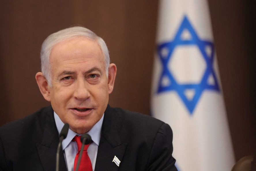 O primeiro-ministro israelense Benjamin Netanyahu