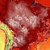 Calor extremo bate recorde no Brasil - Arte GLOBO