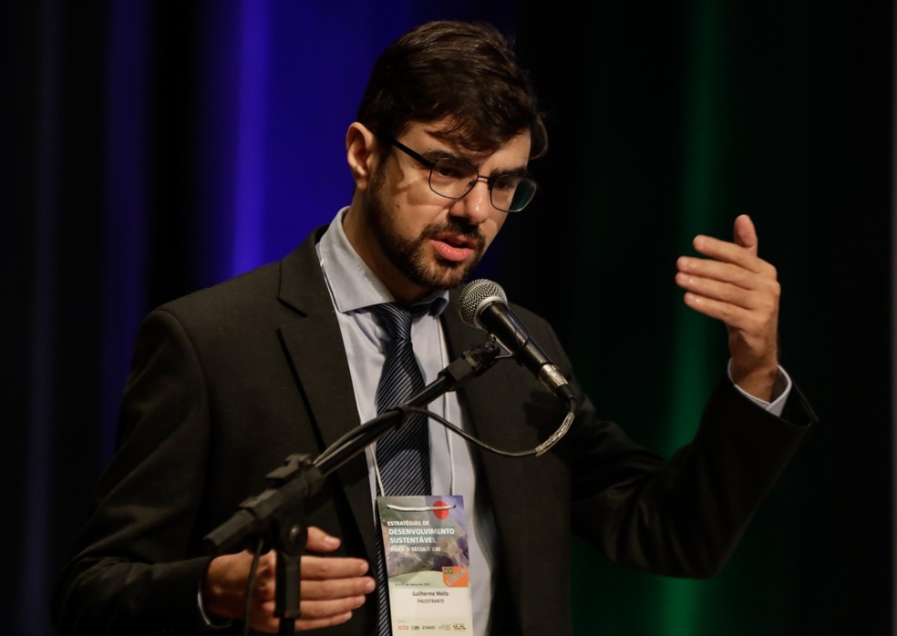 O secretário de Política Econômica do Ministério da Fazenda, Guilherme Mello, é economista e cientista social com doutorado pela Unicamp, da qual era professor antes de ingressar no governo, em 2023 — Foto: Gabriel de Paiva/O Globo