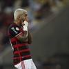 Gabigol fez um gol contra o Fortaleza, mas foi anulado por impedimento - Alexandre Cassiano