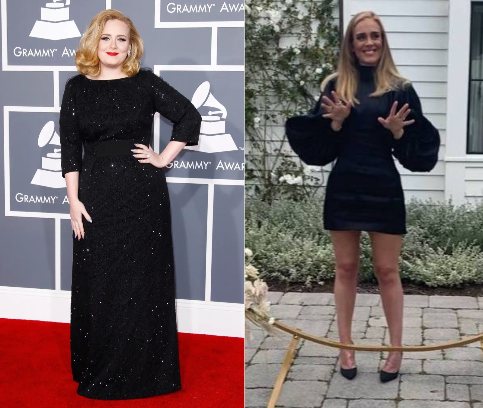 Em 2020, Adele surpreendeu seus seguidores ao mostrar que emagreceu 45 quilos