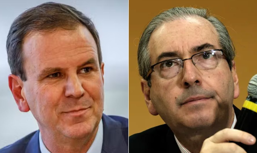 Eduardo Paes (à esquerda) e Eduardo Cunha