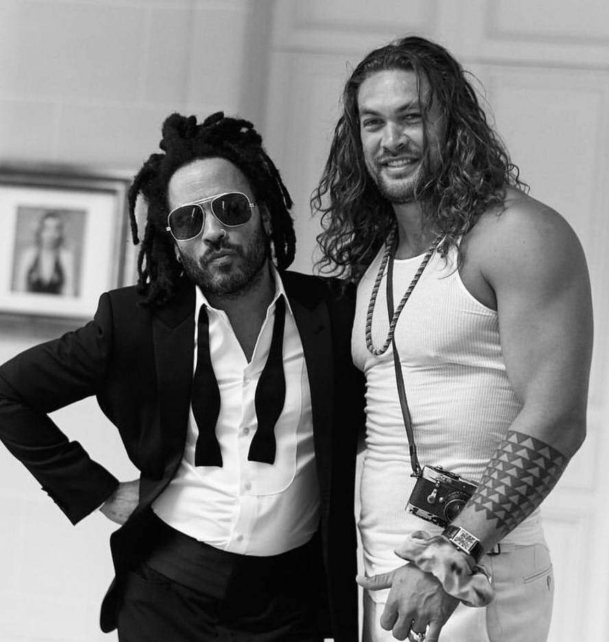 Lenny Kravitz e Jason Momoa