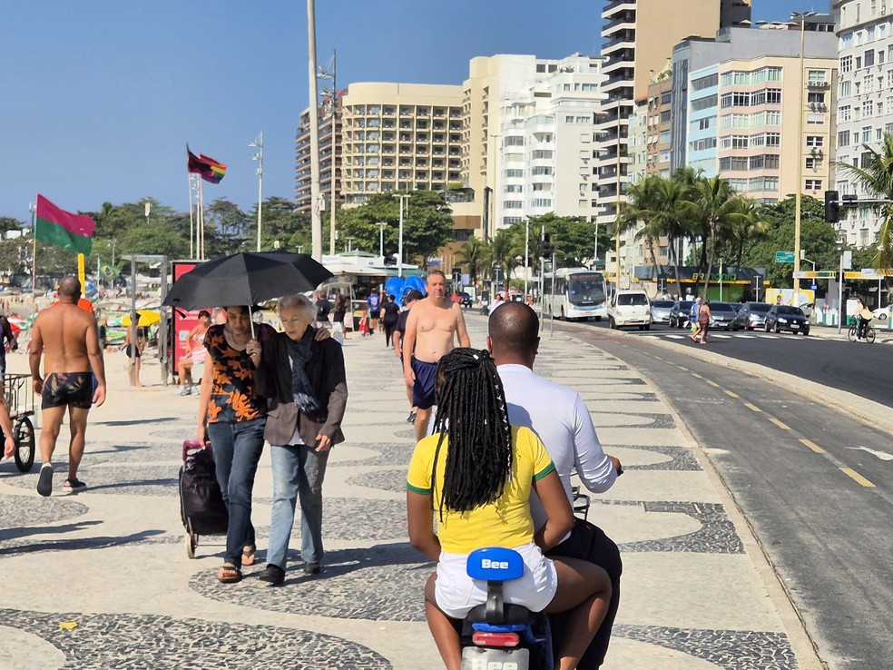 Tardes na cidade do Rio estão ensolaradas e mais quentes até chegada de nova frente fria — Foto: Divulgação/Dan Delmiro