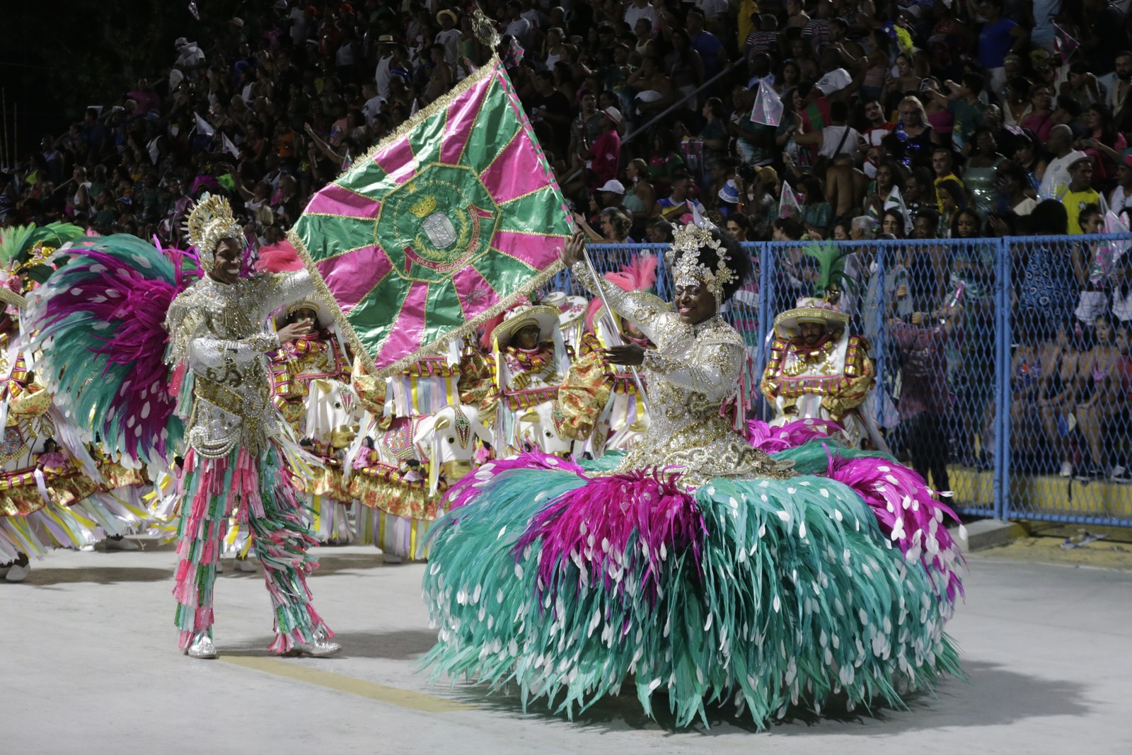 Desfile da Mangueira. — Foto: Domingos Peixoto