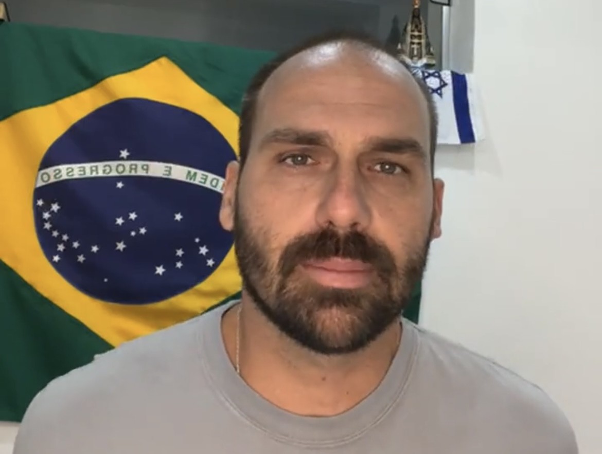 O deputado federal Eduardo Bolsonaro  — Foto: Reprodução Instagram 