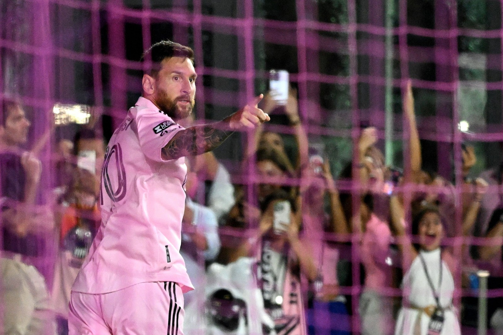 No Inter Miami, Messi vive melhor início em um clube na carreira — Foto: GIORGIO VIERA / AFP