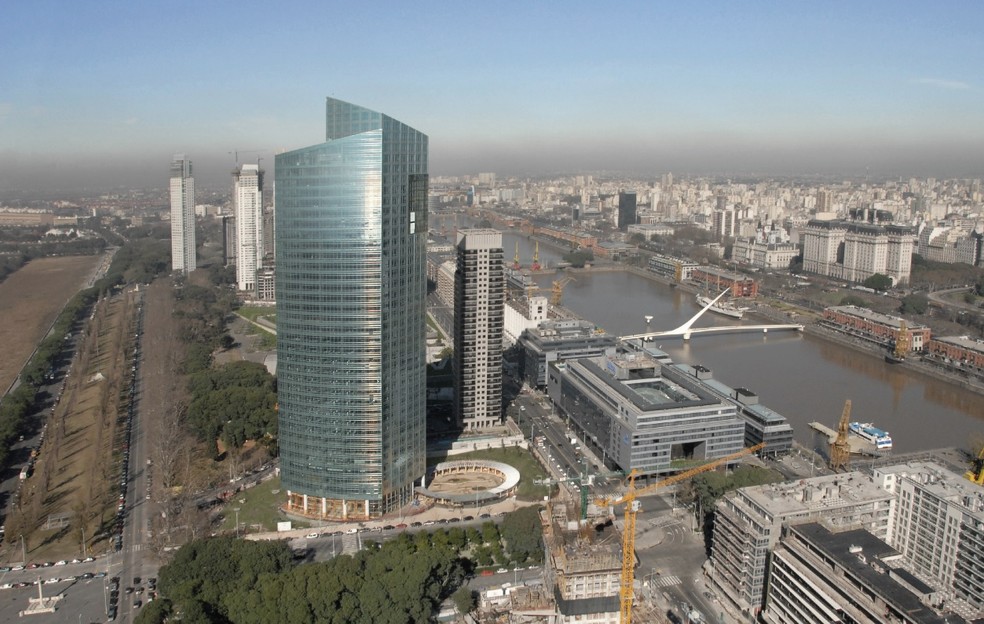 Torre da YPF em Puerto Madero — Foto: Divulgação/YPF