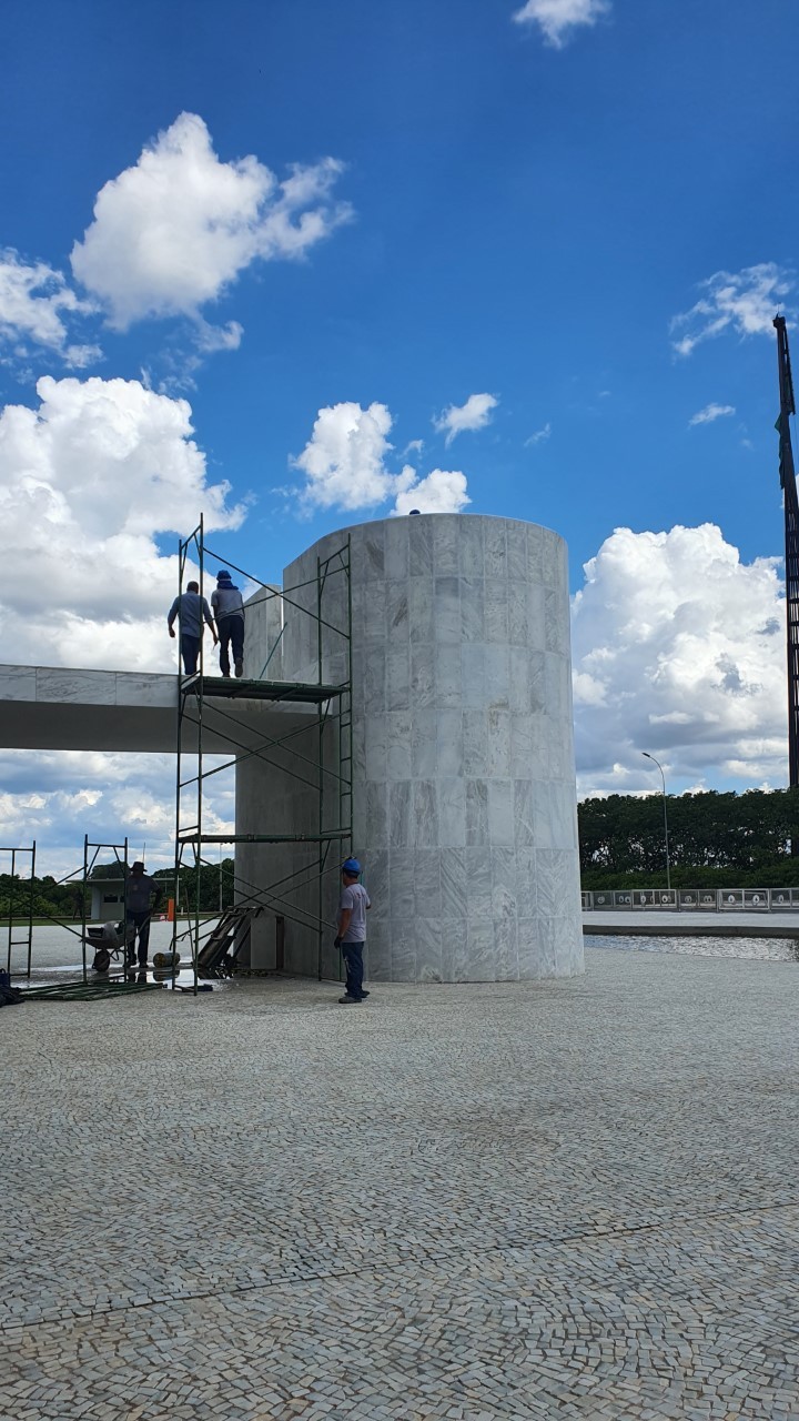 Preparativos para posse de Lula — Foto: Infoglobo