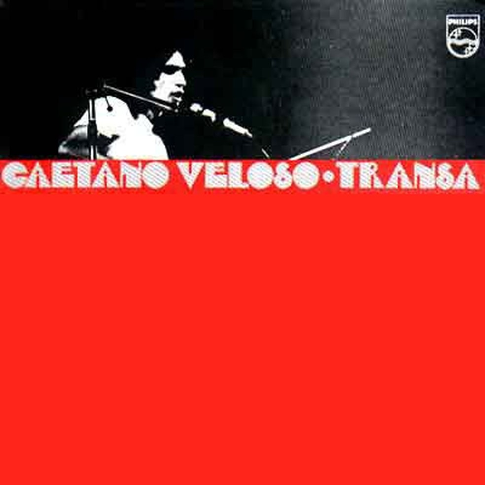 Capa do LP 'Transa' (1972), de Caetano Veloso — Foto: Reprodução