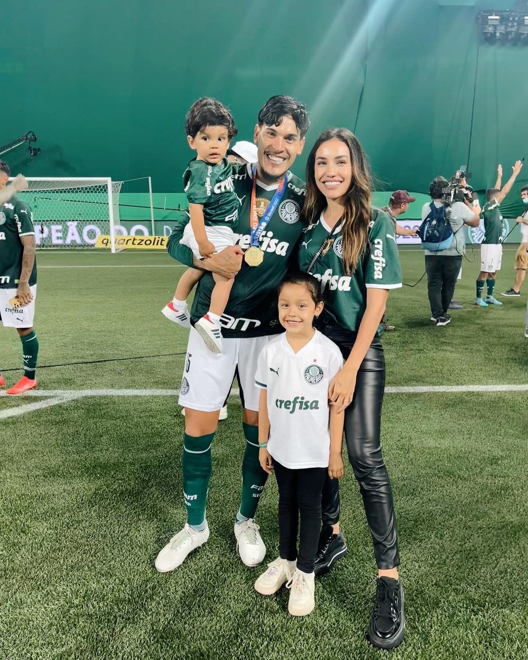 Palmeiras: conheça Jazmín Torres, mulher do zagueiro Gustavo Gómez — Foto: Reprodução Instagram