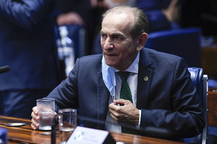 O senador Marcelo Castro, relator do Orçamento de 2023