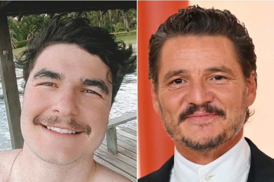 Aparência do brasileiro Pedro Gedo é comparada nas redes sociais ao visual do ator chileno-americano Pedro Pascal