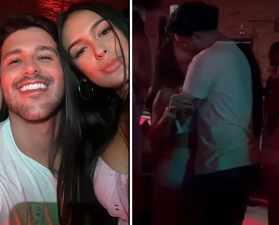 Após oficializar o término do relacionamento com Fred, que conheceu dentro do "BBB" 23, Larissa Santos foi vista aos beijos com Rodrigo Mussi, da edição 22 — Foto: Reprodução/Instagram