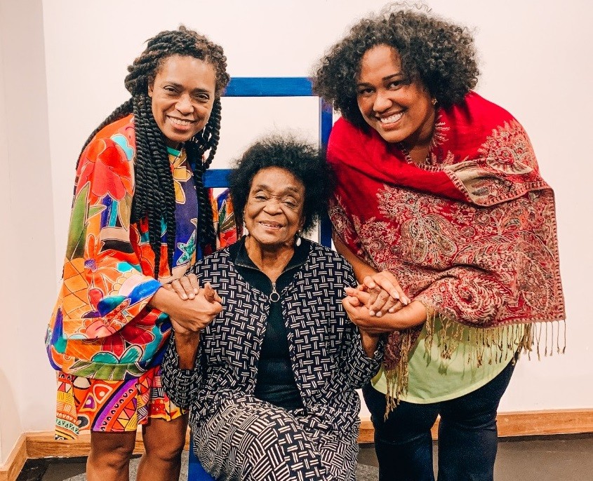 Vilma Melo, Léa Garcia e Luana Xavier — Foto: Divulgação