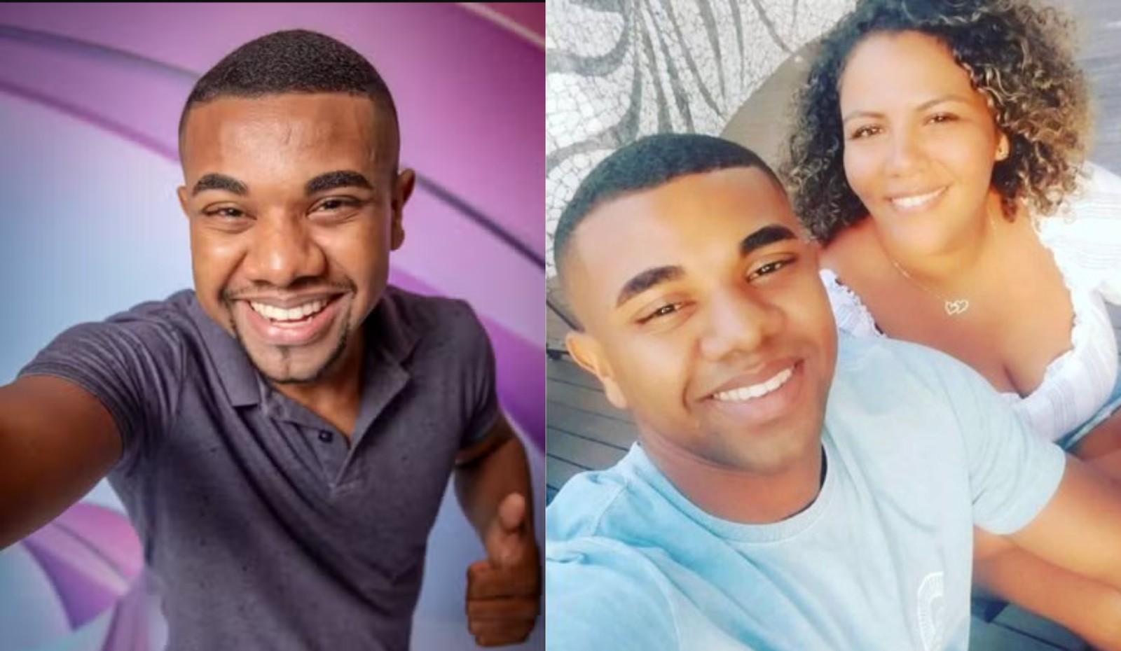 Aos 21 anos Davi, do "BBB" 24, vive seu primeiro relacionamento sério com Mani Reggo, de 41. Os dois começaram a morar juntos dois dias depois que tiveram o primeiro encontro — Foto: Reprodução