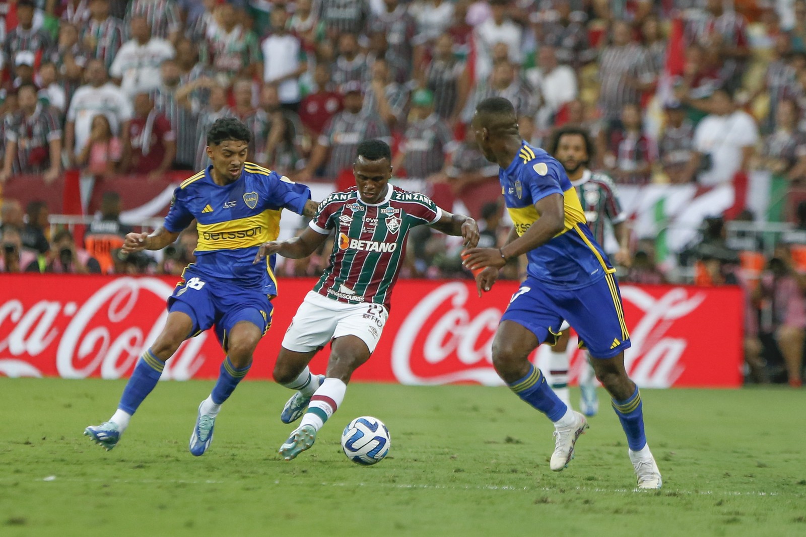 COPA LIBERTADORES DA AMÉRICA 2023 - FINAL - Fluminense x Boca Juniors, no Estádio do Maracanã. JHON ARIAS — Foto: Guito Moreto / Agência O Globo