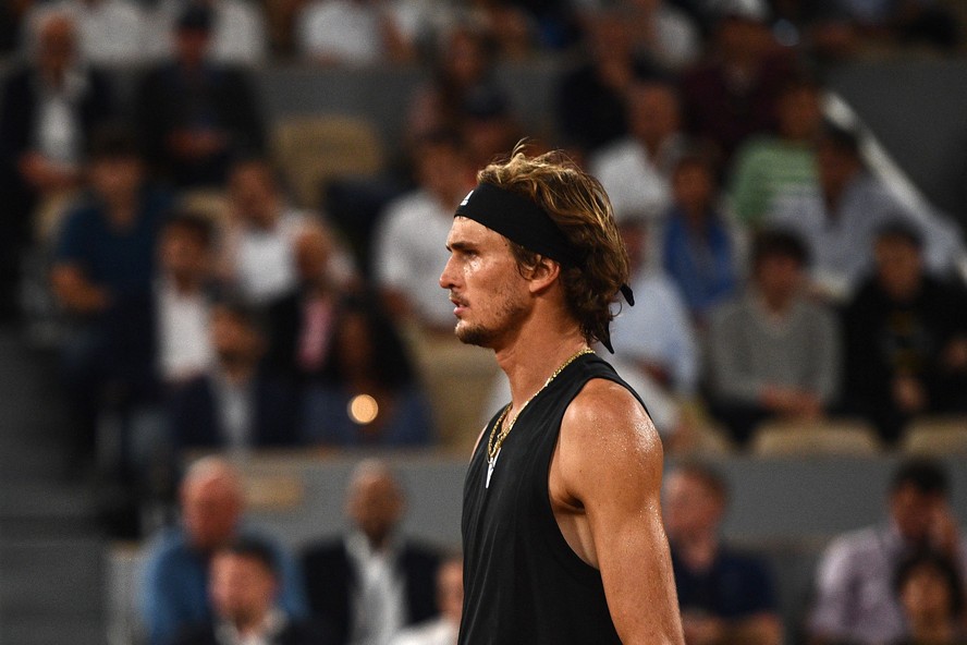 Alexander Zverev em Roland Garros