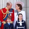 Príncipe George, príncipe William, príncipe Louis, princesa Charlotte e Kate Middleton - Reprodução / Getty Images