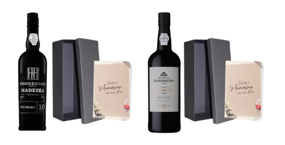 Portus Cale: kits de vinhos com caderno de memórias — Foto: Divulgação