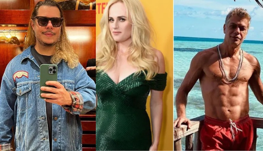 Marcus Majella, Rebel Wilson e Fabio Assunção