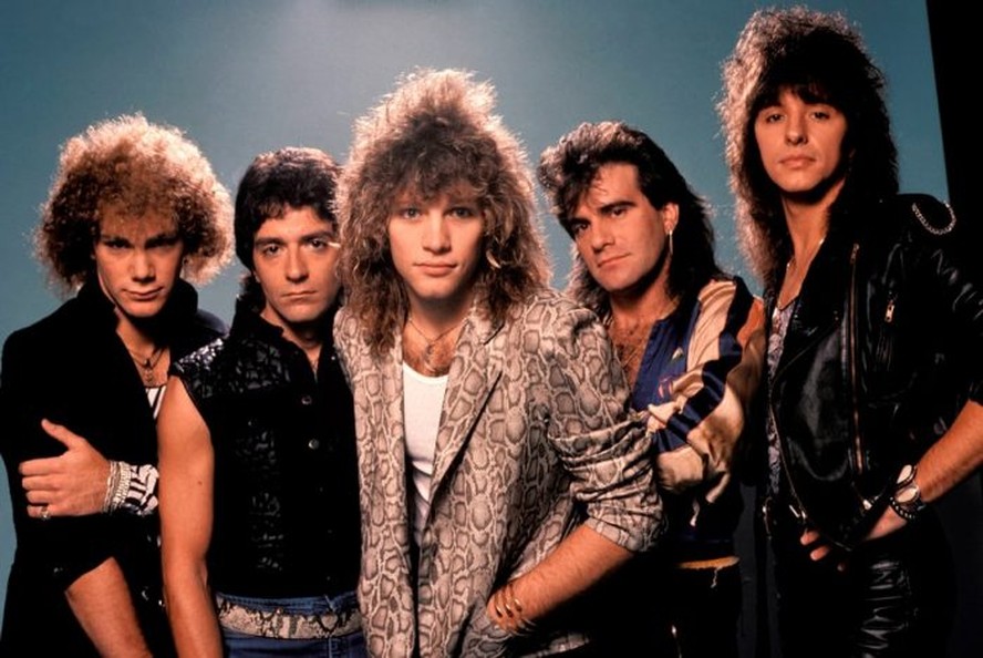 O grupo Bon Jovi nos anos 1980
