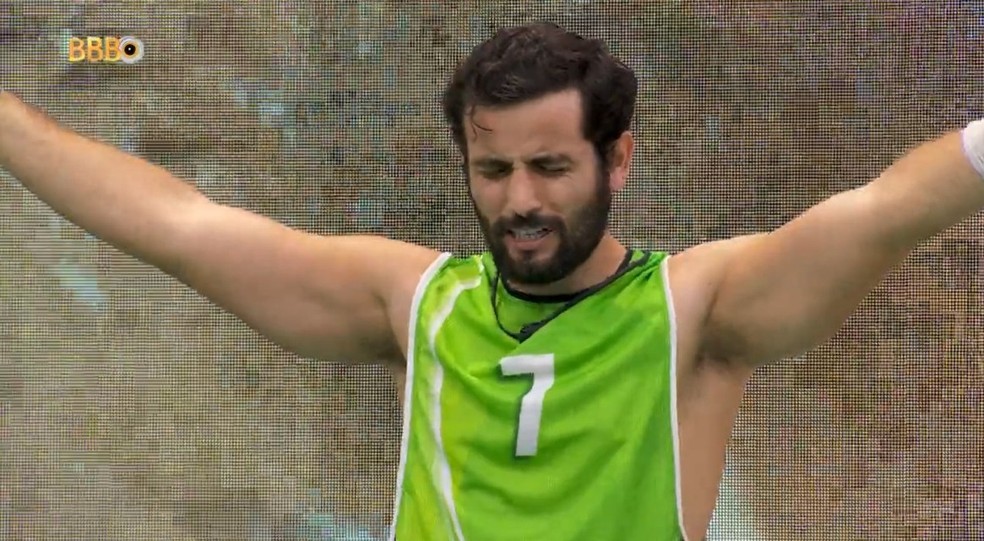 Matteus vence a prova do anjo no BBB 24 — Foto: Reprodução