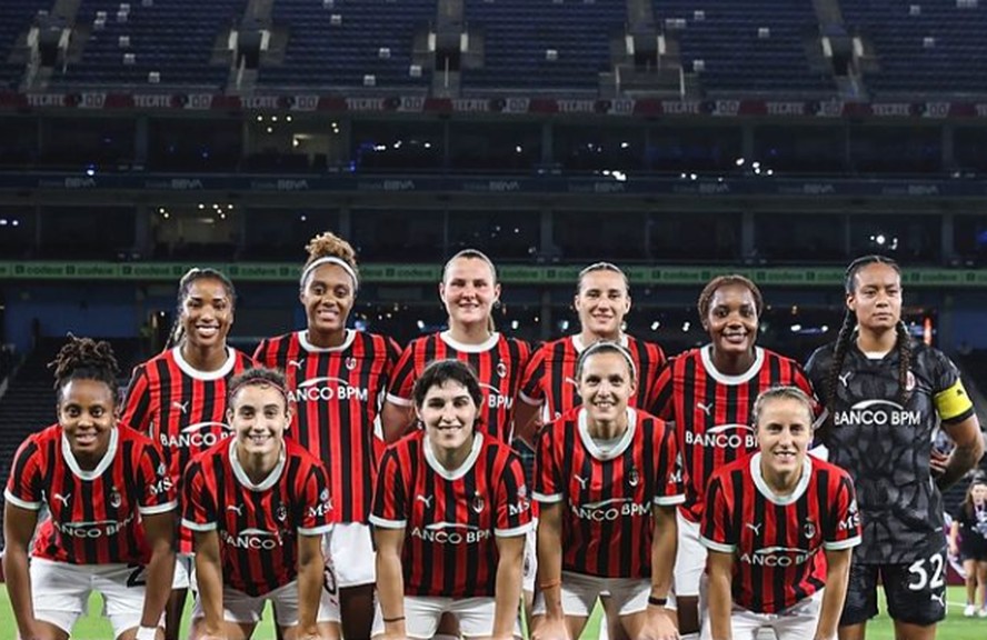 Jogadoras do AC Milan F