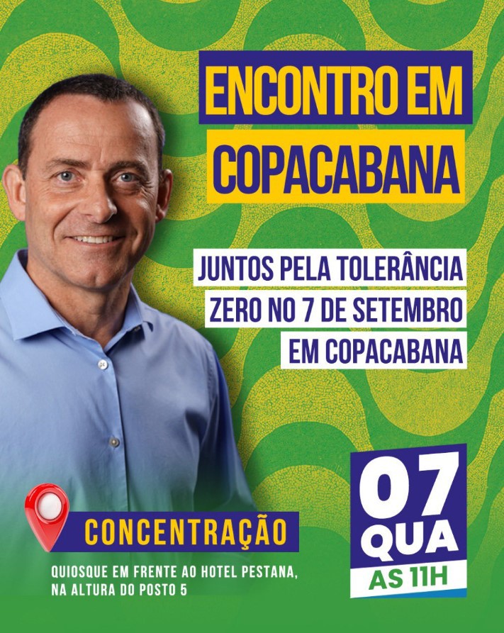 Allan Turnowski tem como lema de campanha a frase 'Tolerância zero contra o crime' — Foto: Reprodução