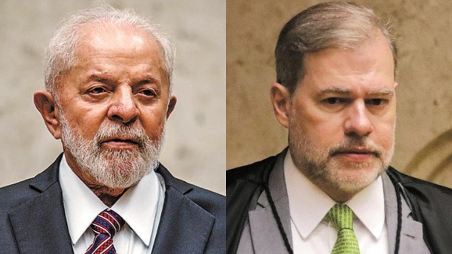 O presidente Lula e o ministro Dias Toffoli, do Supremo Tribunal Federal (STF)