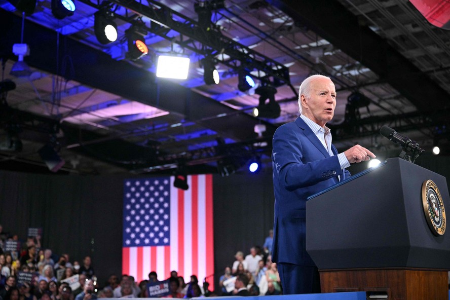 Joe Biden fez comício para democratas, um dia após debate com Trump